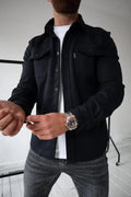 Men's Overshirt - Cotton - Relaxed Fit - Long-Sleeved with Buttons