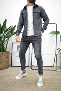 Men's Overshirt - Cotton - Relaxed Fit - Long-Sleeved with Buttons