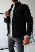Men's Overshirt - Cotton - Relaxed Fit - Long-Sleeved with Buttons