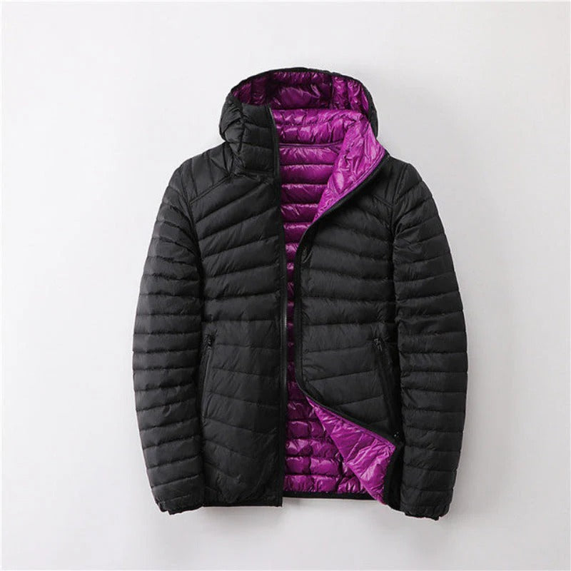 Windproof Hooded Quilted Jacket