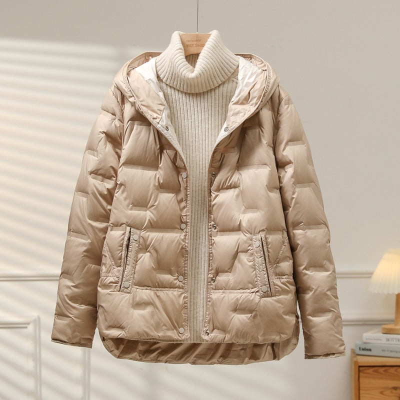 Hooded Quilted Insulated Jacket