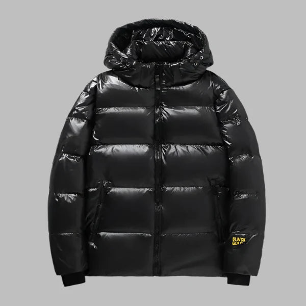 Water-Resistant Hooded Regular Fit Down Jacket