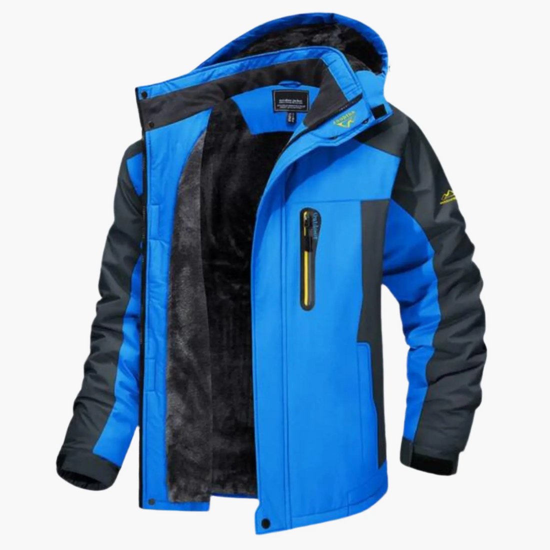 Water-Resistant Fleece Lined Hooded Jacket