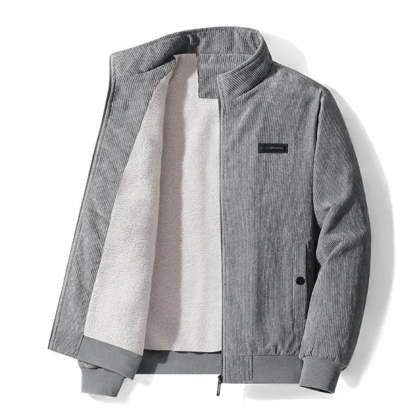 Corduroy Fleece Lined Casual Fit Jacket