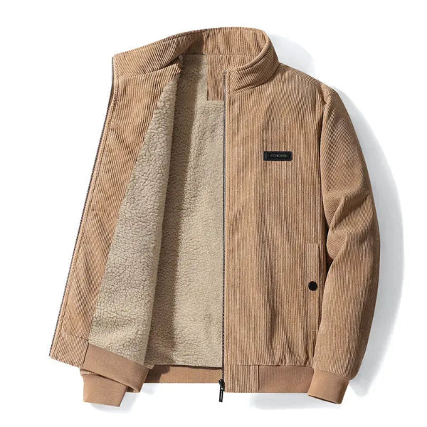Corduroy Fleece Lined Casual Fit Jacket