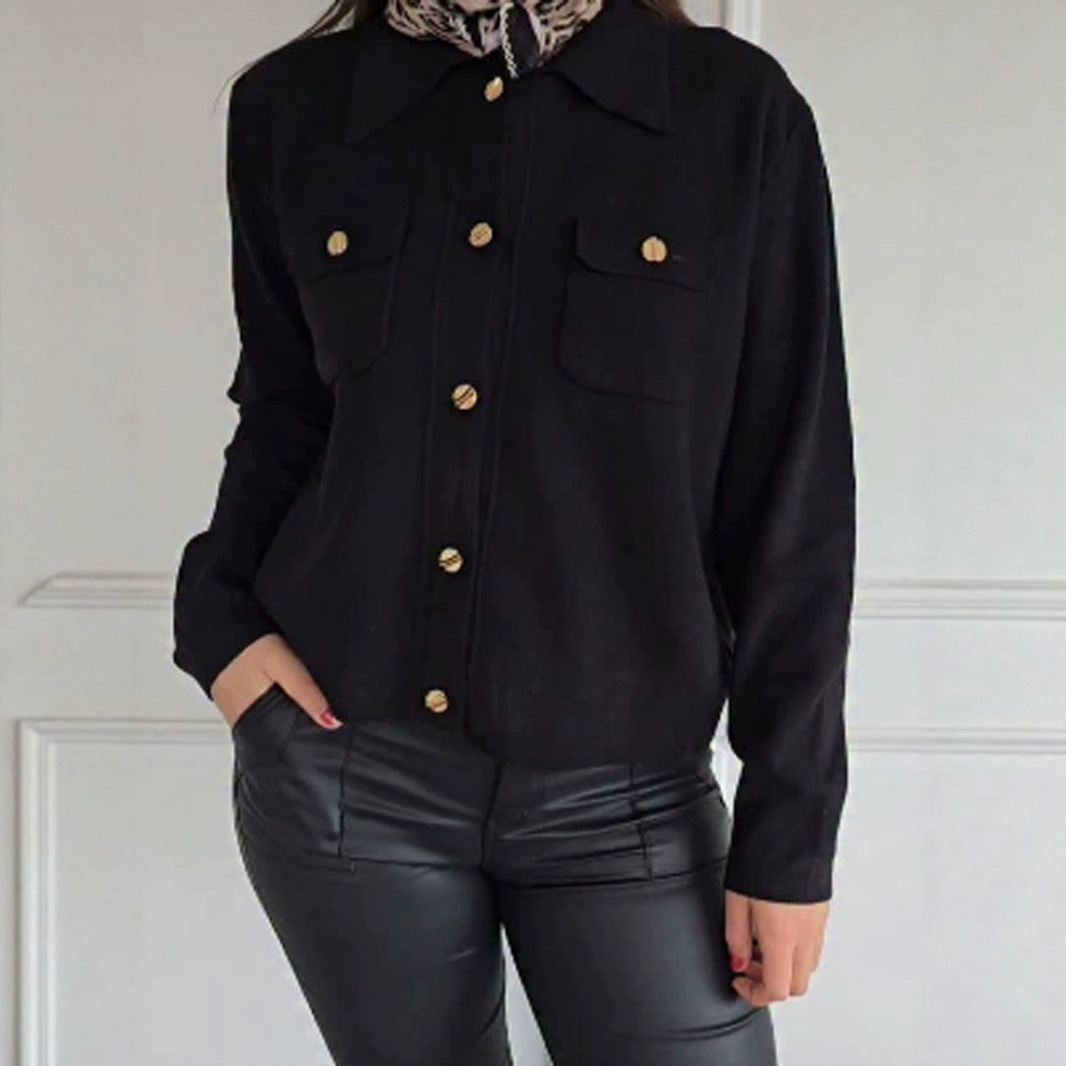 Corduroy Texture Relaxed Fit Cardigan