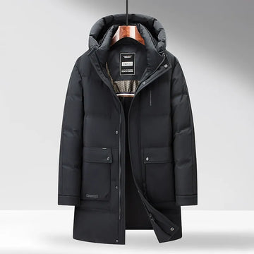 Hooded Windproof Insulated Down Jacket