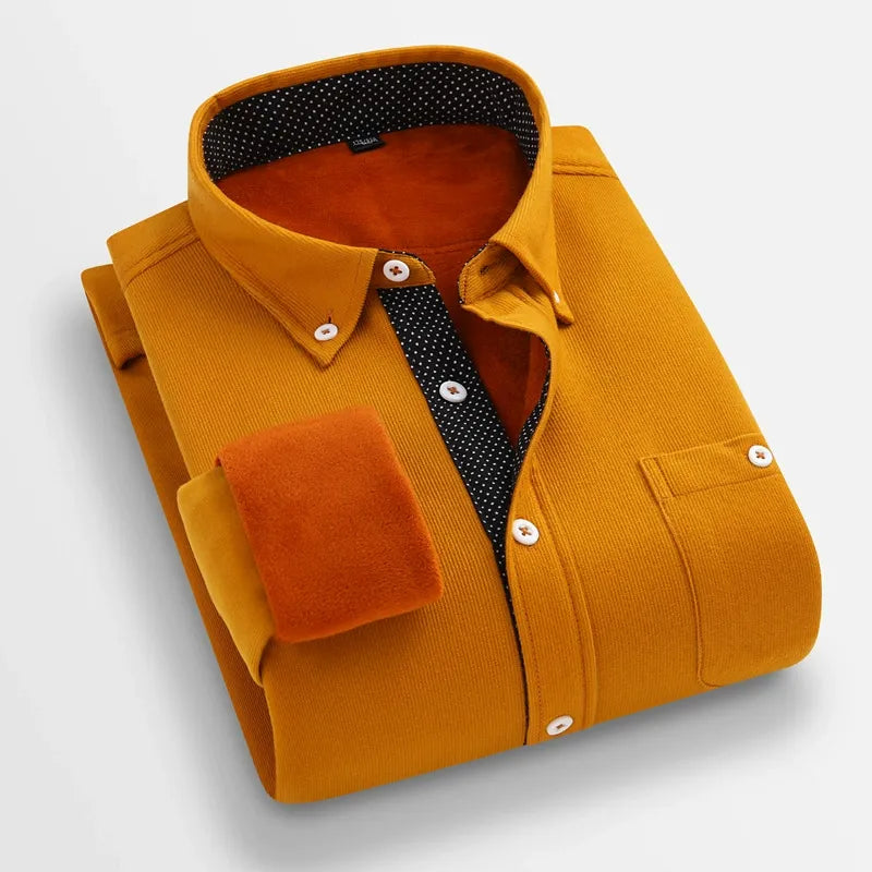 Corduroy Regular Fit Long Sleeve Shirt