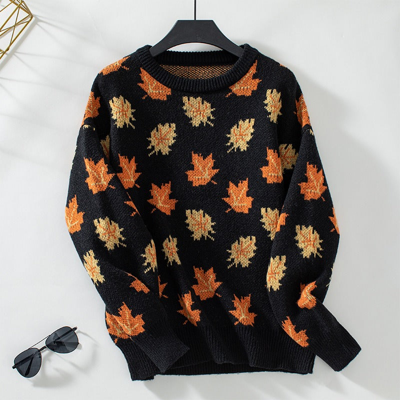 Knitted Relaxed Fit Crewneck Sweatshirt