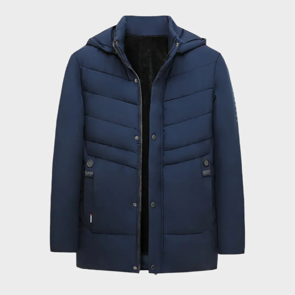 Waterproof Quilted Hooded Parka Jacket