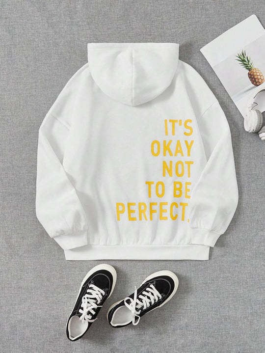 Soft Cotton Back Print Oversized Hoodie