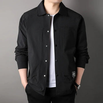 Basketweave Multi Pocket Loose Fit Jacket