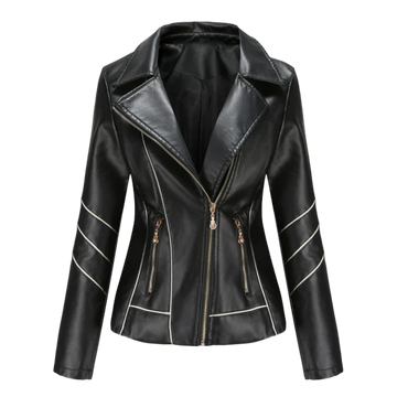 Leather Slim Fit Biker Jacket