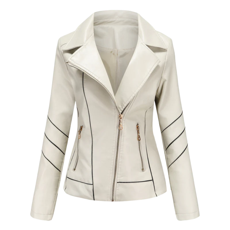 Leather Slim Fit Biker Jacket