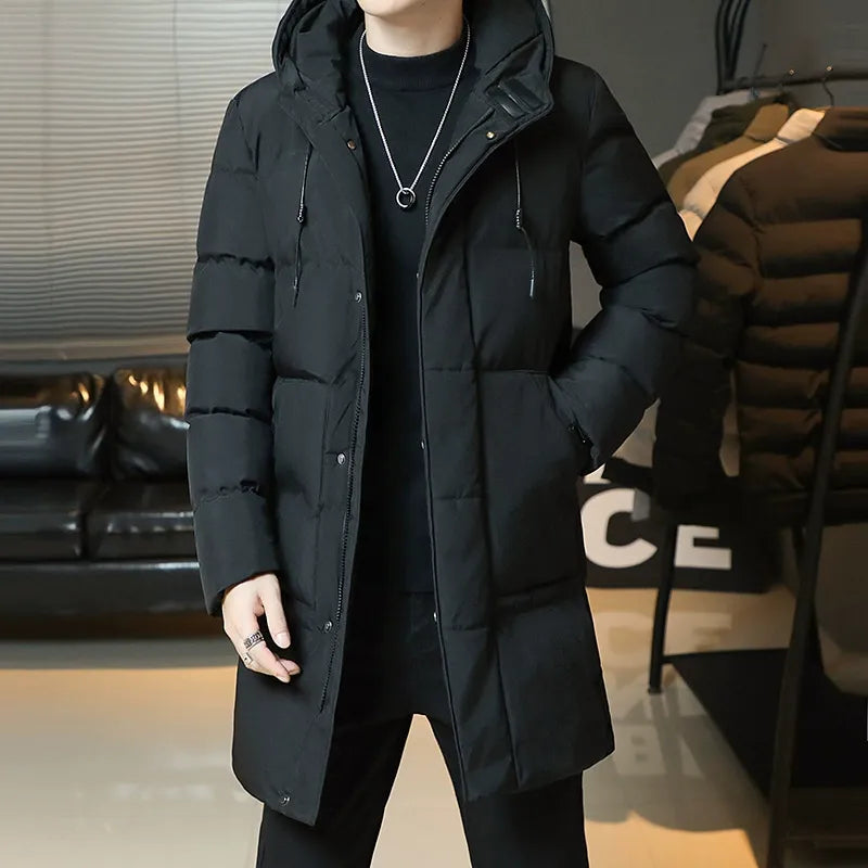 Padded Quilted Hooded Relaxed Fit Coat