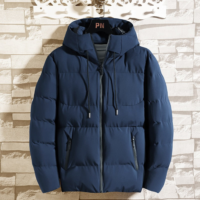 Slim Fit Quilted Insulated Hooded Jacket