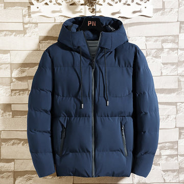 Slim Fit Quilted Insulated Hooded Jacket