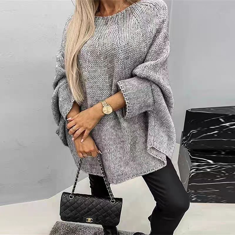 Chunky Wool Blend Oversized Top