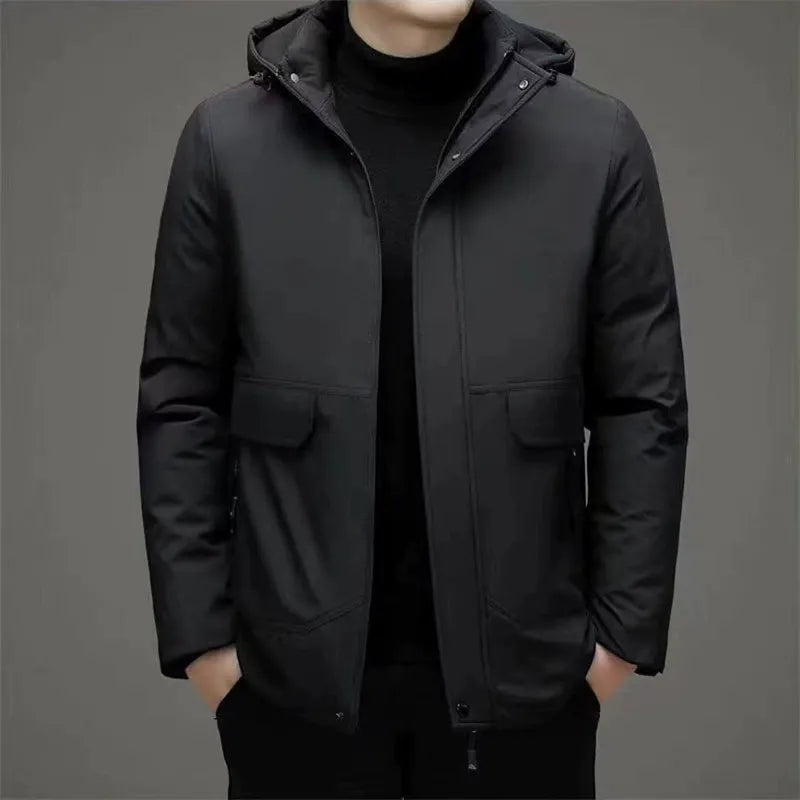 Padded Insulated Windproof Hooded Coat