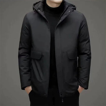 Padded Insulated Windproof Hooded Coat
