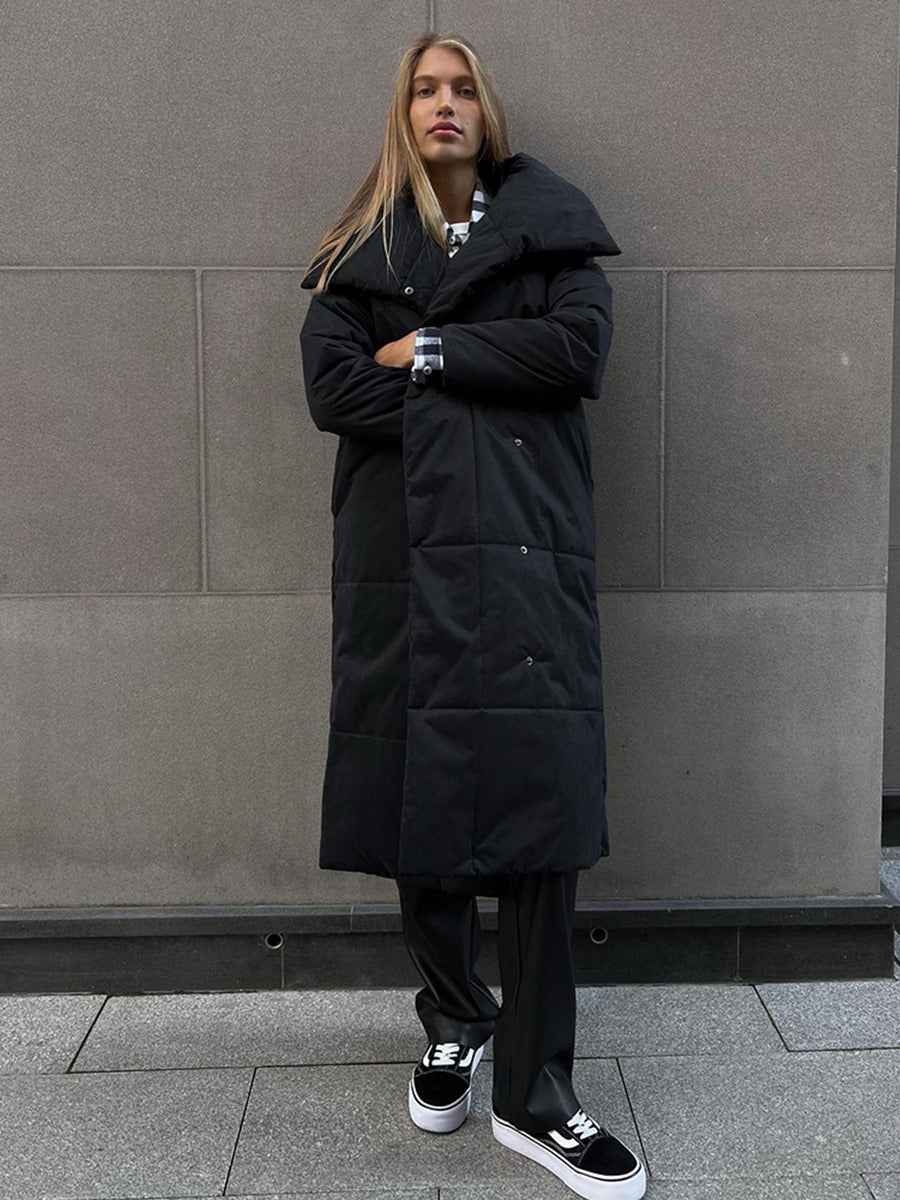 Oversized Long Quilted Padded Jacket