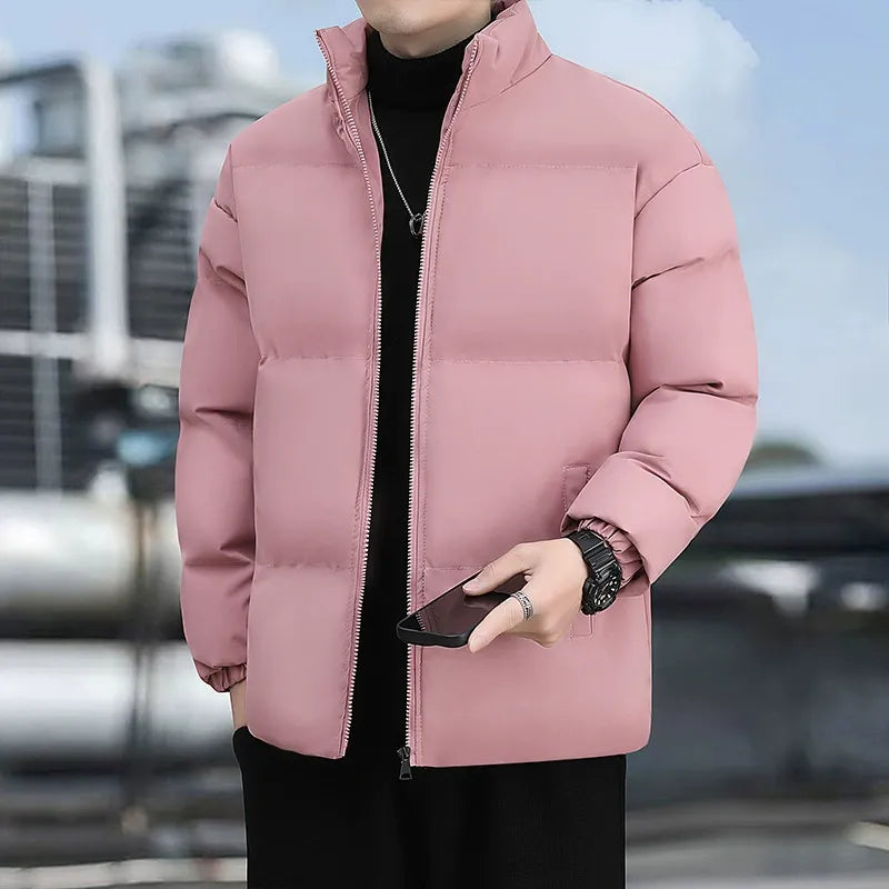Quilted High Collar Standard Fit Puffer Jacket