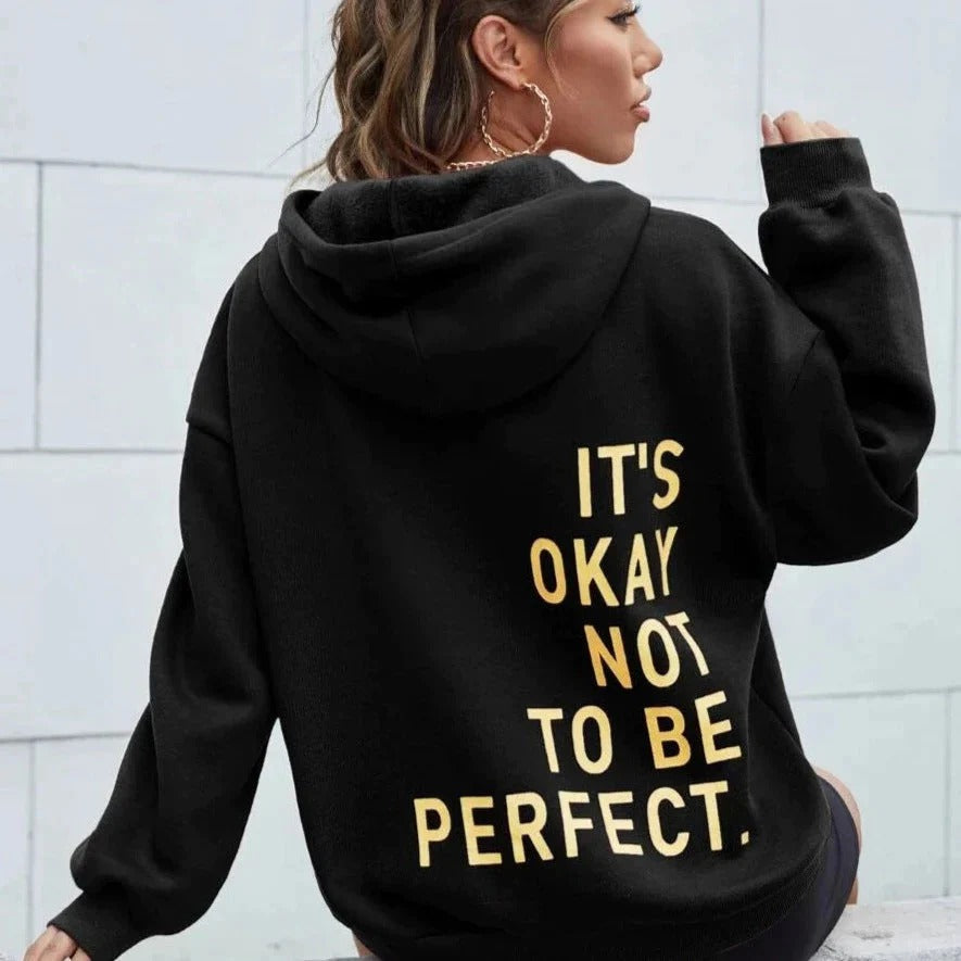 Soft Cotton Back Print Oversized Hoodie