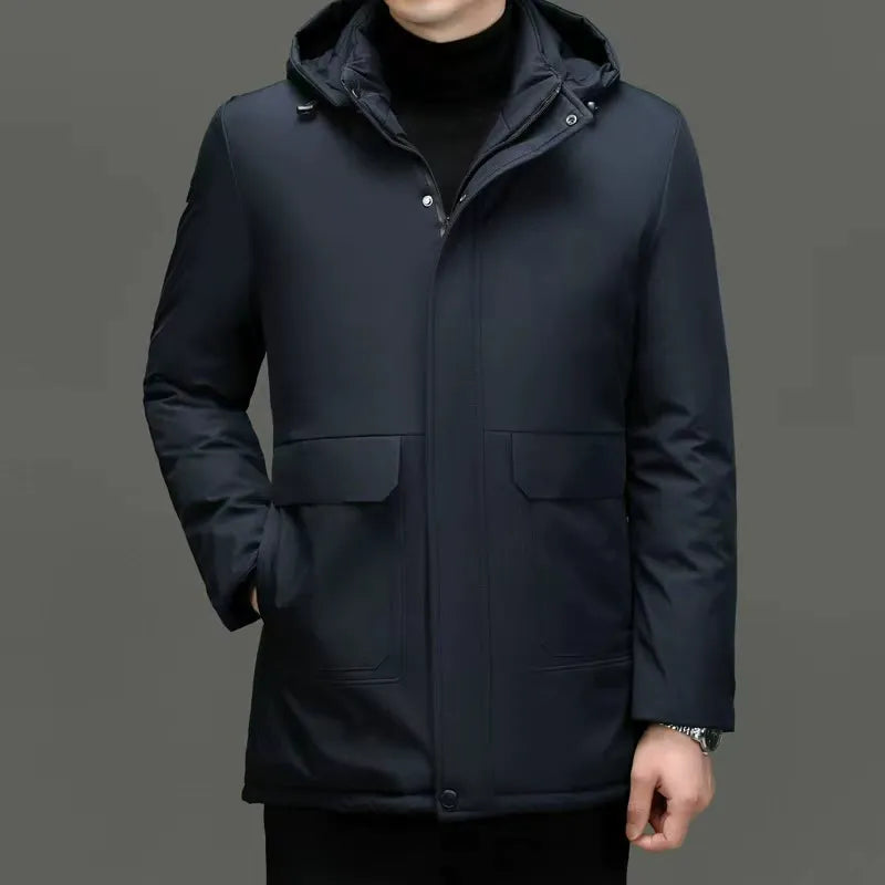 Padded Insulated Windproof Hooded Coat