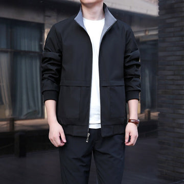 Lightweight Wind-Resistant Casual Bomber Jacket