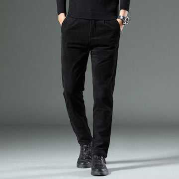 Corduroy Slim Regular Straight Leg Pants