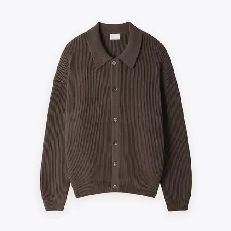 Wool Blend Oversized Fit Cardigan Sweater