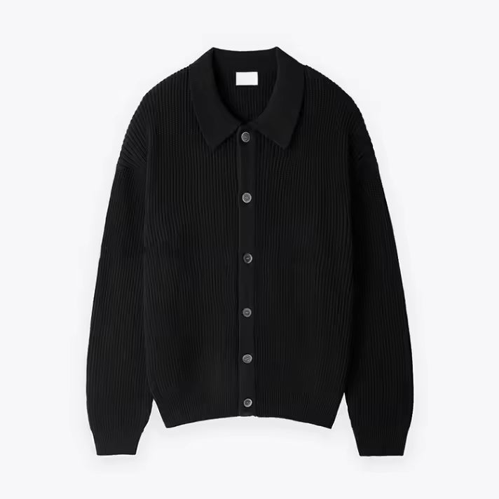 Wool Blend Oversized Fit Cardigan Sweater