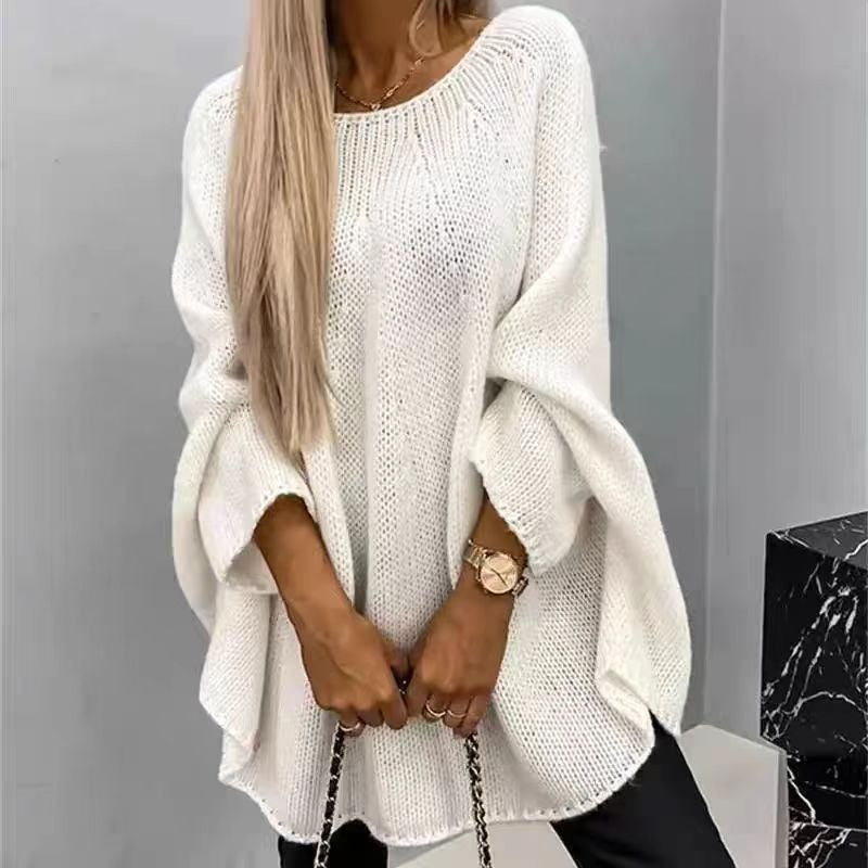 Chunky Wool Blend Oversized Top
