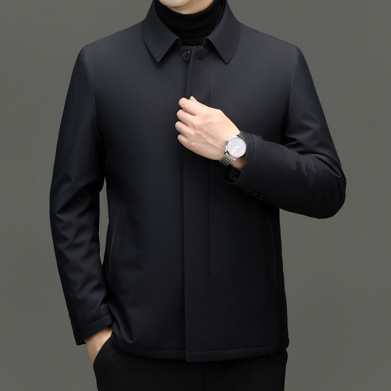 Insulated Regular Fit Point Collar Jacket