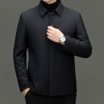 Insulated Regular Fit Point Collar Jacket