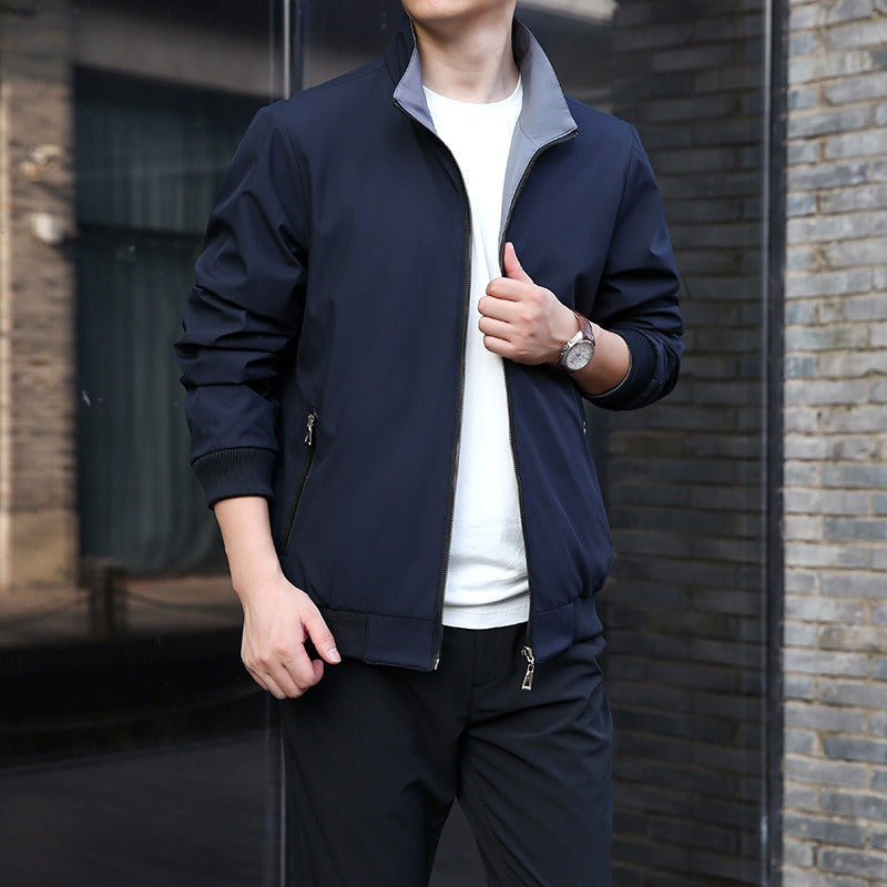 Lightweight Wind-Resistant Casual Bomber Jacket