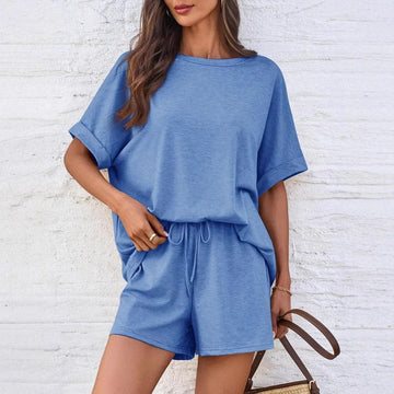 Soft Relaxed Fit Dolman Sleeve Two-Piece Set