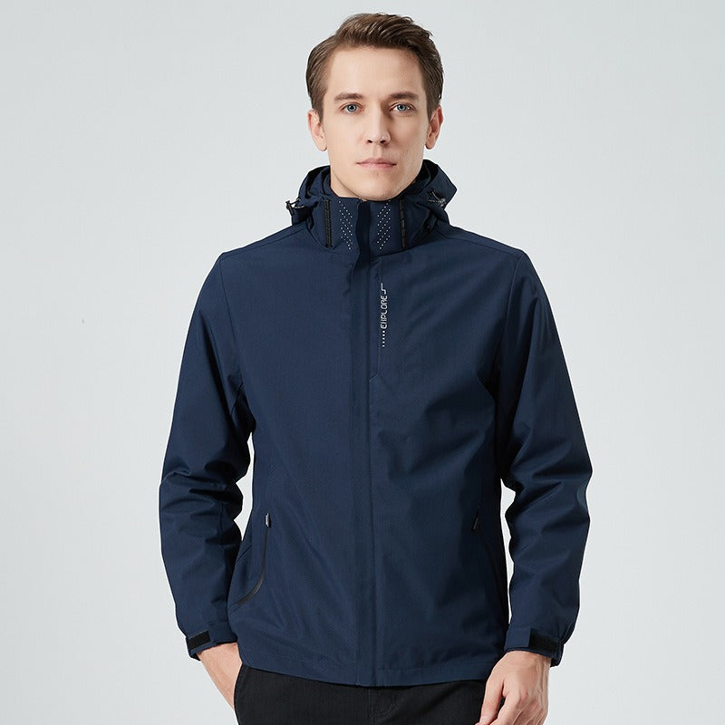 Weather-Resistant Adjustable Regular Fit Jacket