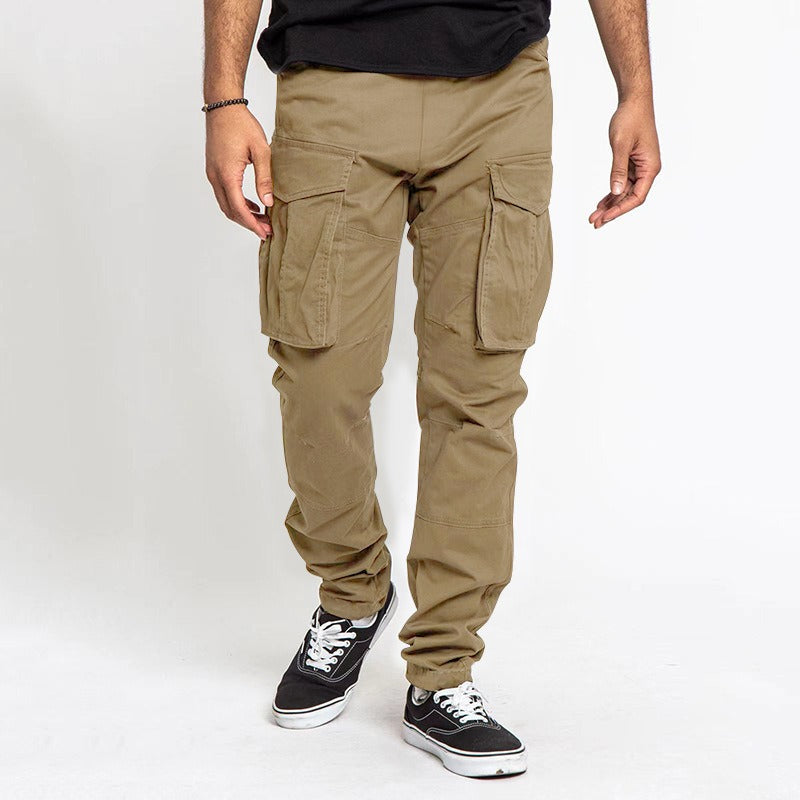 Utility Pocket Loose Straight Leg Cargo Pants