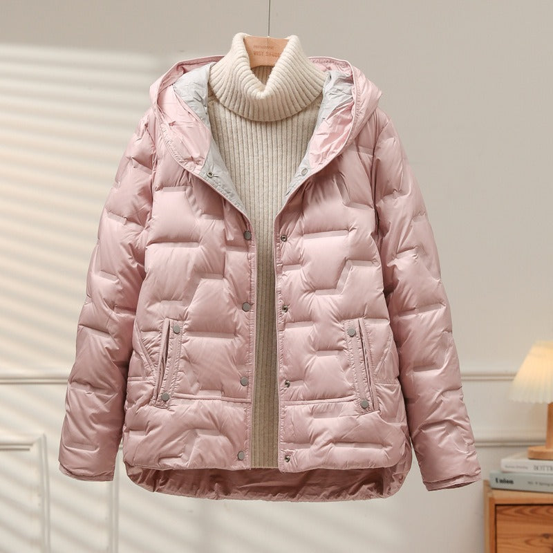 Hooded Quilted Insulated Jacket