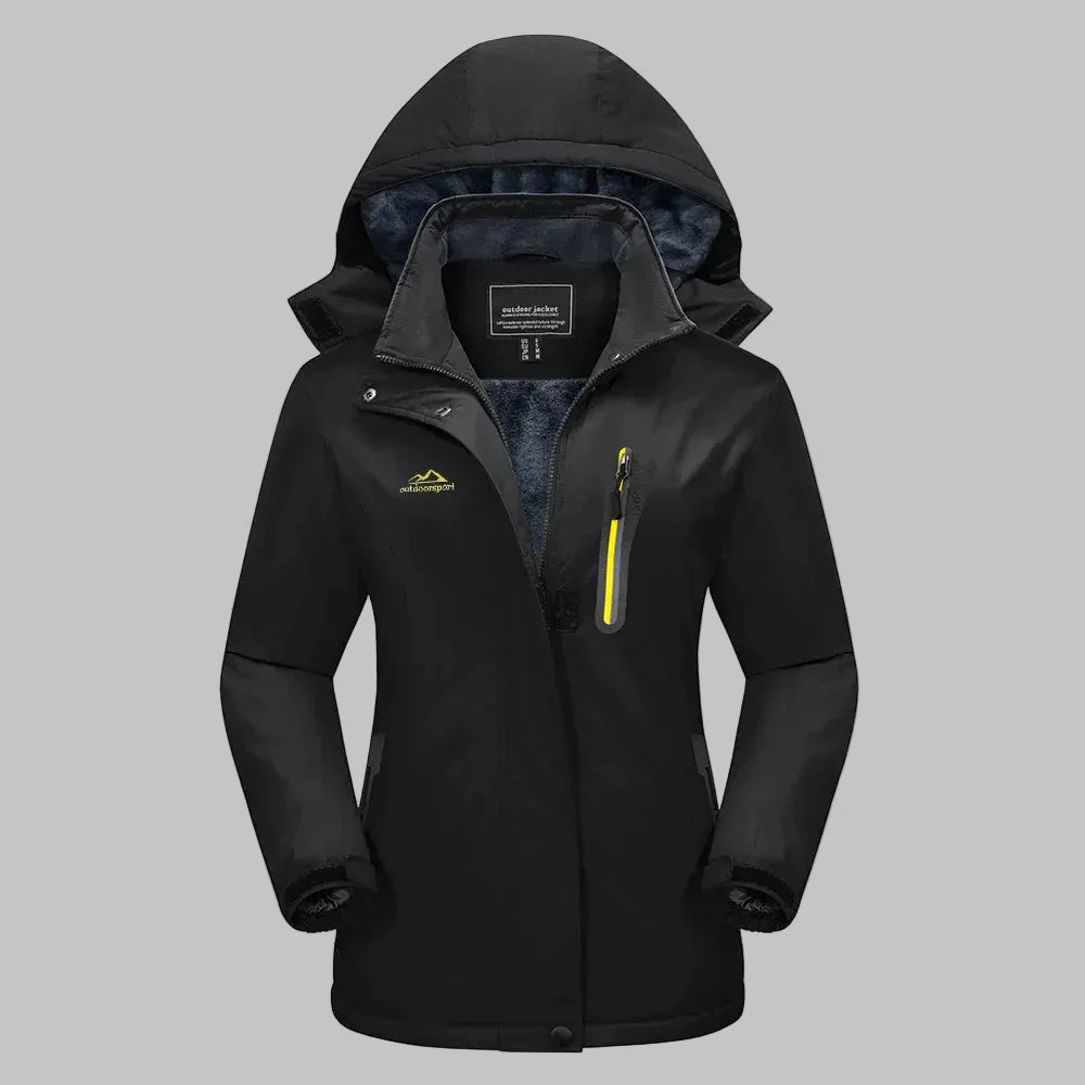 Water-Resistant Fleece Lined Adjustable Jacket