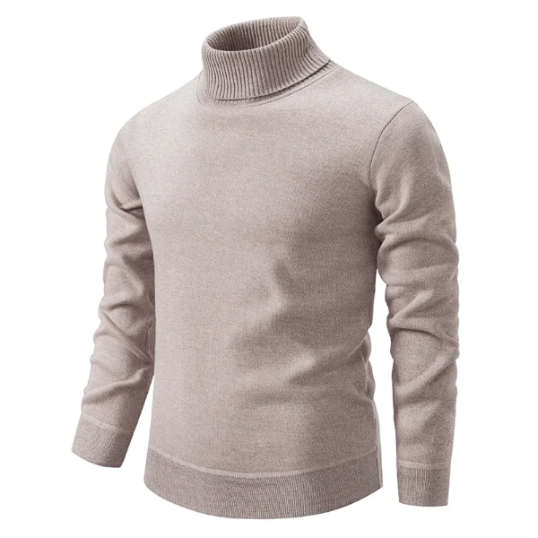 Slim Fit Cotton Roll-Neck Pullover