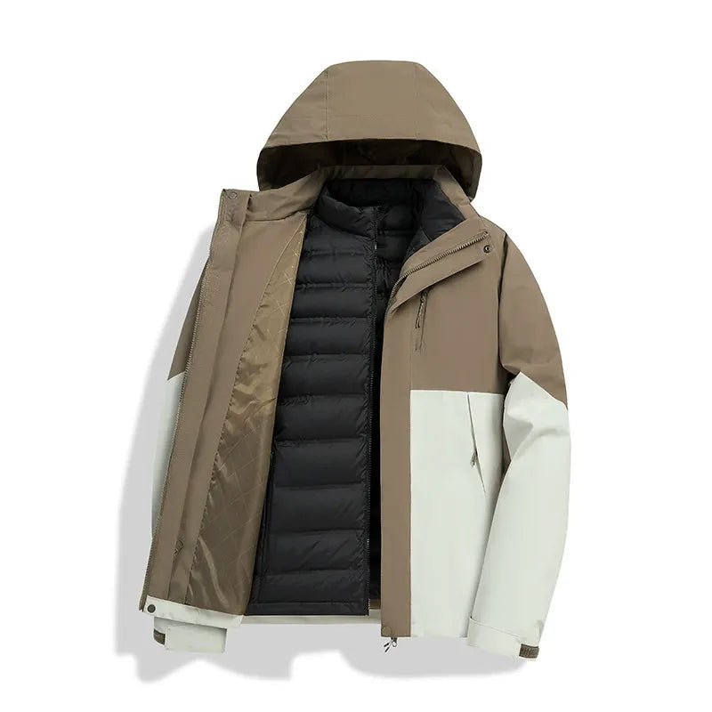 Hip Length Adjustable Hood Three-Piece Set