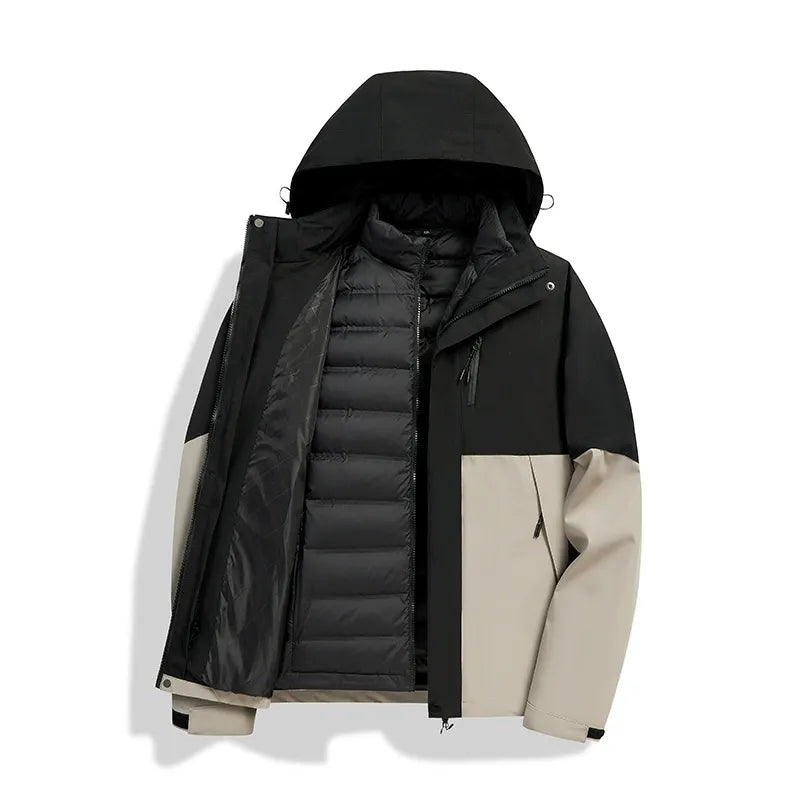 Hip Length Adjustable Hood Three-Piece Set