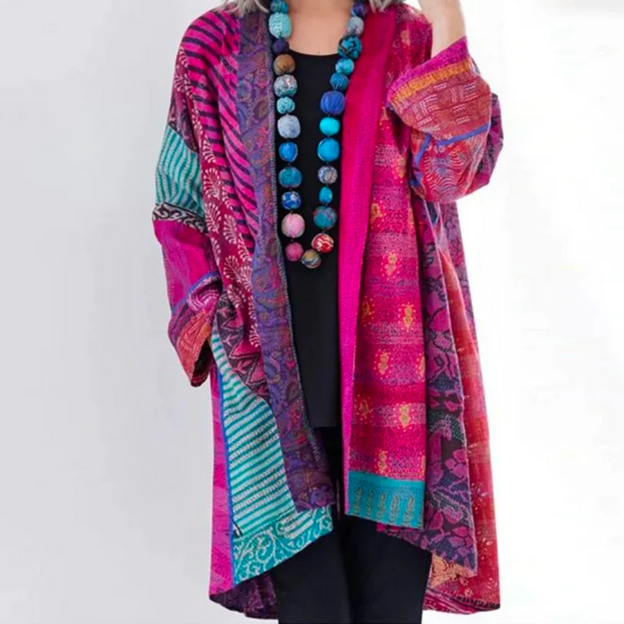 Wool Knit Oversized Long Cardigan