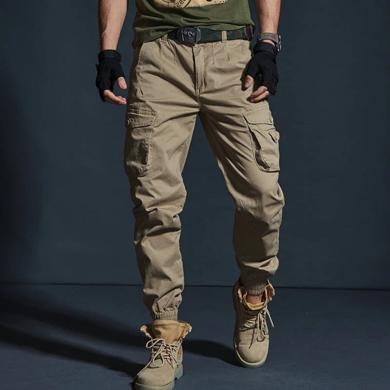 Fit Multi-Pocket Cargo Trousers