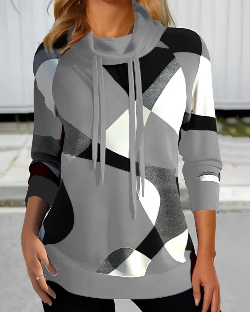 Soft Knit Thumbhole Relaxed Fit Sweatshirt
