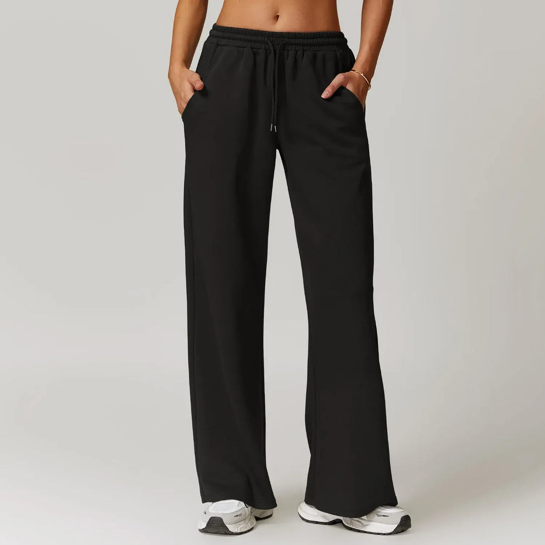 Relaxed Knit Wide Leg Lounge Pants