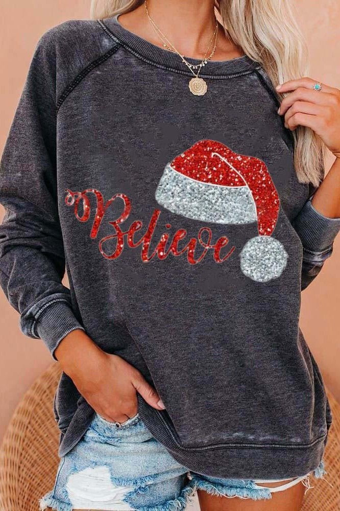 Relaxed Fit Graphic Raglan Sweatshirt