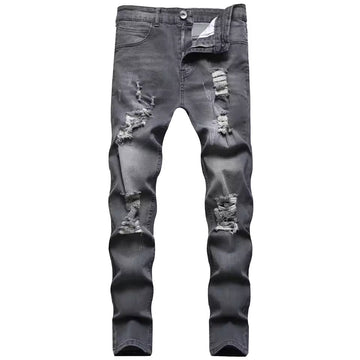 Distressed Slim Fit Ankle Length Jeans